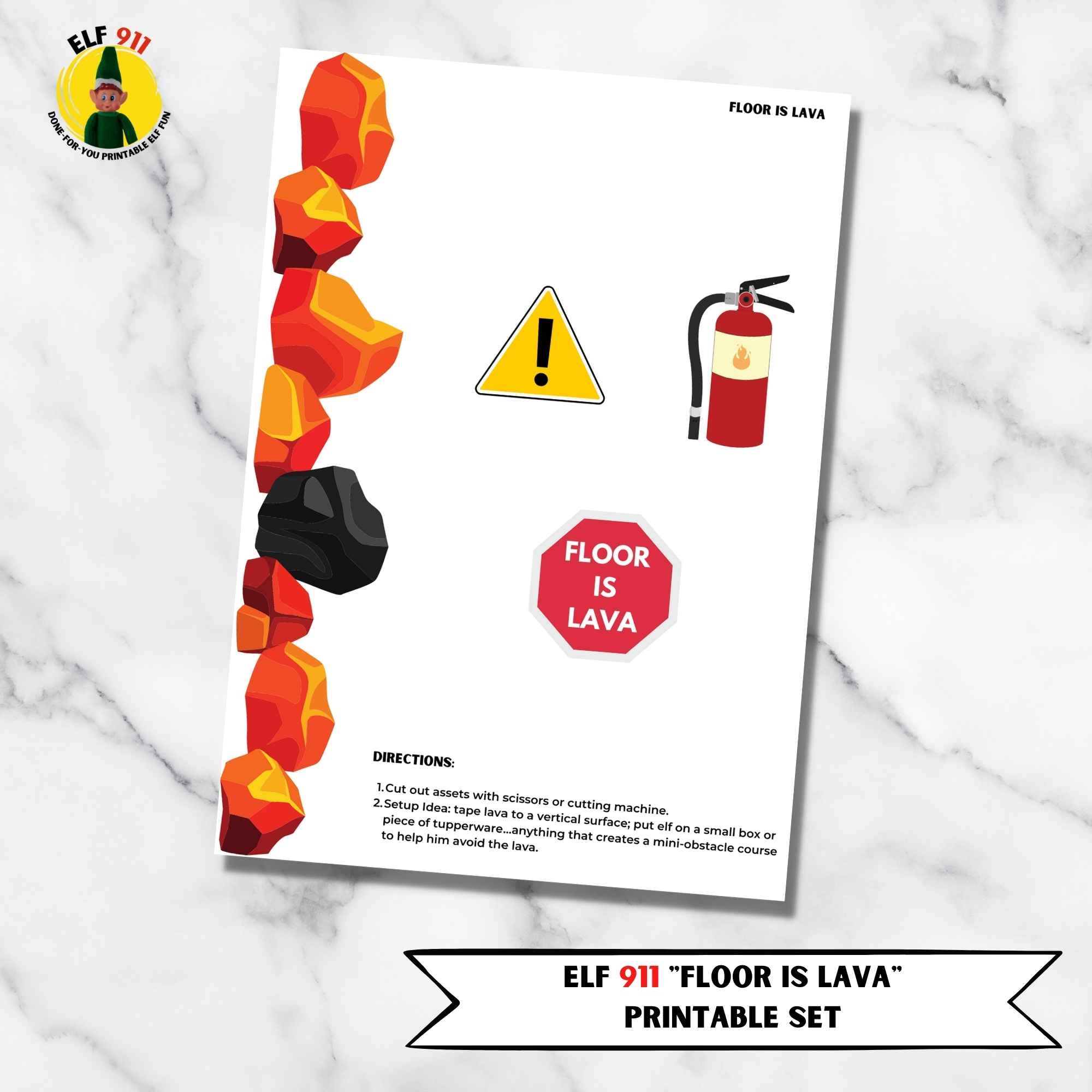 elf-911-floor-is-lava-printable-set-heathered-nest for The Floor Is Lava Printable Free Elf 911