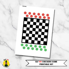 Load image into Gallery viewer, Elf 911 Printable Checkerboard Set