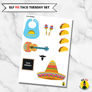 Elf 911 Taco Tuesday Printable Kit