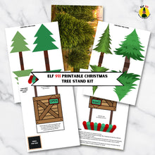 Load image into Gallery viewer, Elf 911 Printable Christmas Tree Stand