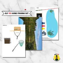 Load image into Gallery viewer, Elf 911 Gone Fishing Printable Set
