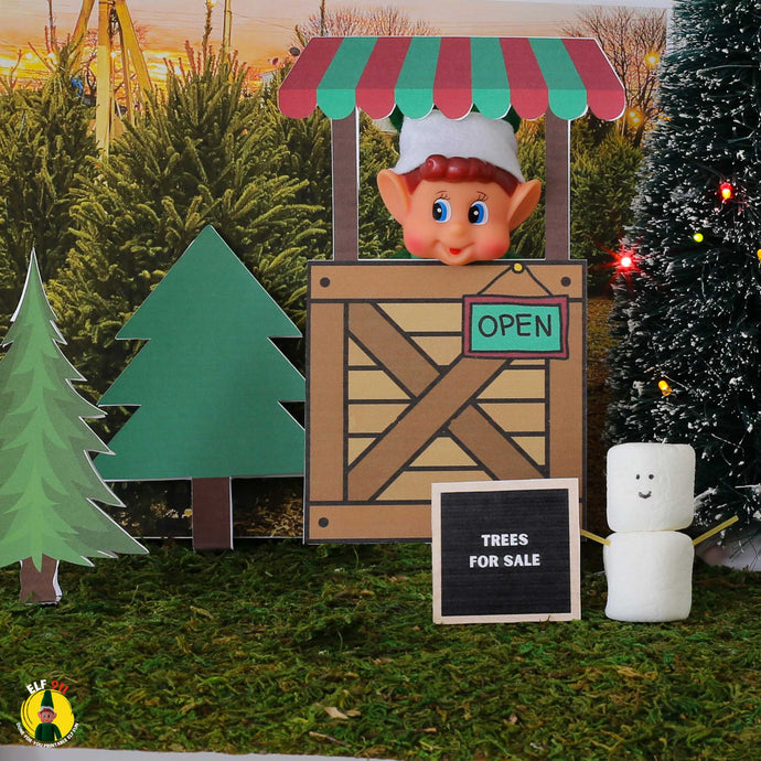 Elf 911 Printable Christmas Tree Stand