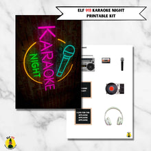 Load image into Gallery viewer, Elf 911 Karaoke Night Printable Set