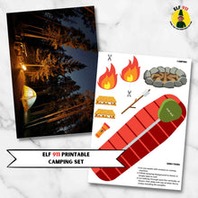 Load image into Gallery viewer, Elf 911 Printable Camping Set