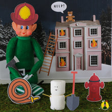 Load image into Gallery viewer, Elf 911 Printable Firefighter Play Set