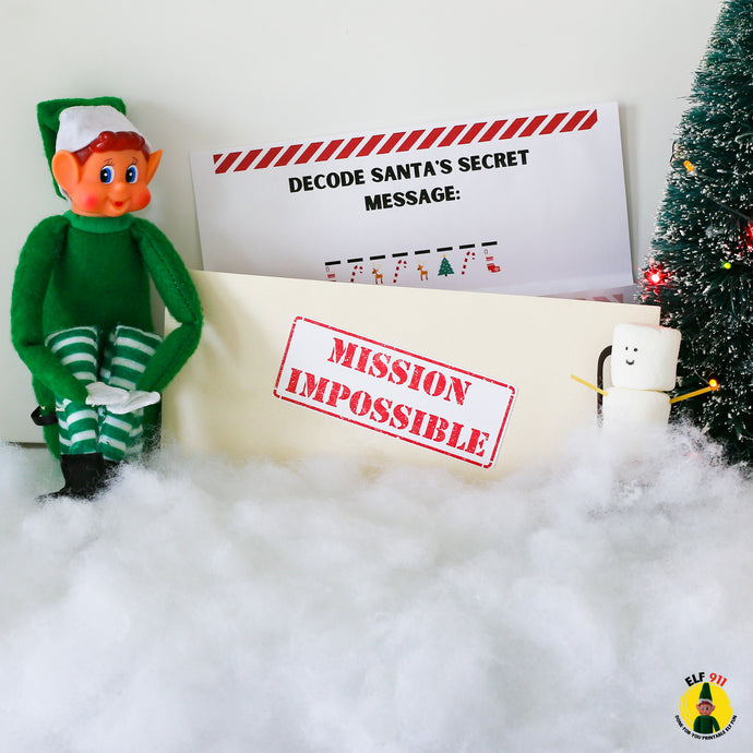 Elf 911 Santa's Secret Mission Printable Set