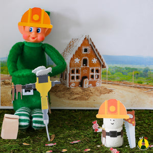 Elf 911 Printable Gingerbread House Construction Site Kit