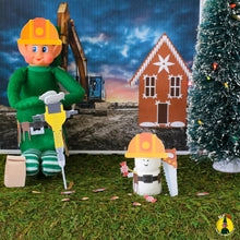 Load image into Gallery viewer, Elf 911 Printable Gingerbread House Construction Site Kit